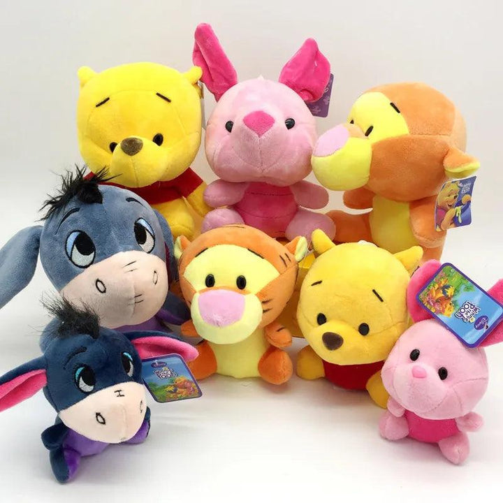 12-20cm Winnie the Pooh Bear Tiger Pig Anime Cute Cartoon Plush Dolls Toys Keychain Pendant Room decoration Kids Birthday Gift - Brand My Case