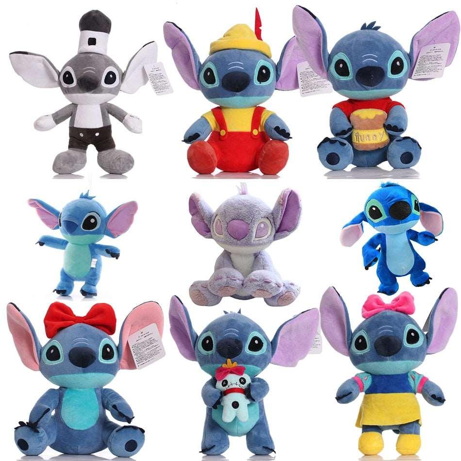 12-30cm Disney Stitch Stuffed Plush Models Cartoon Stuffed Plush Dolls Anime Plush Baby Toys Toys Kawaii Kids Birthday Gift - Brand My Case