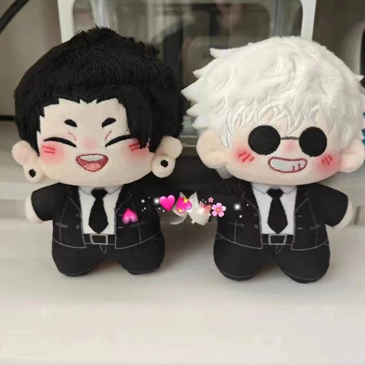 12cm JJK Doll Super Cute Dolls gojo Plushies Bag Pendant Cosplay Kawaii Stuffed Anime Geto Suguru Plush Toy Xmas Gifts For Fans