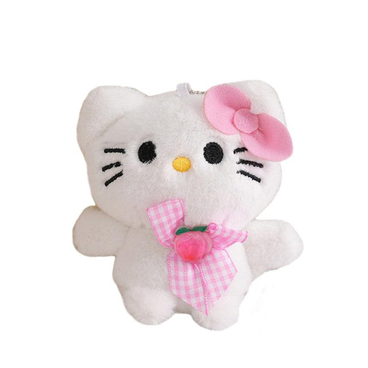 12cm Sanrio Cartoon Plush Toy Kawali Kuromi Hello Kitty My Melody Cinnamoroll Soft Stuffed Doll Pendant Toys Girl Kids Xmas Gift - Brand My Case