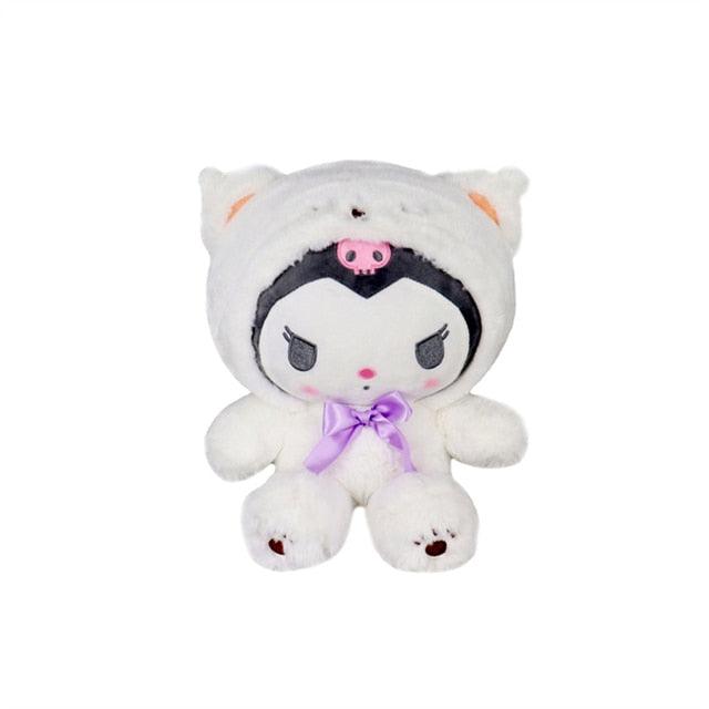 12cm Sanrio Cartoon Plush Toy Kawali Kuromi Hello Kitty My Melody Cinnamoroll Soft Stuffed Doll Pendant Toys Girl Kids Xmas Gift - Brand My Case