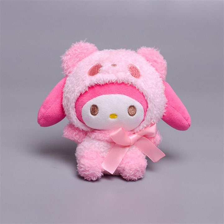 12cm Sanrio Cartoon Plush Toy Kawali Kuromi Hello Kitty My Melody Cinnamoroll Soft Stuffed Doll Pendant Toys Girl Kids Xmas Gift - Brand My Case