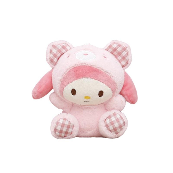 12cm Sanrio Cartoon Plush Toy Kawali Kuromi Hello Kitty My Melody Cinnamoroll Soft Stuffed Doll Pendant Toys Girl Kids Xmas Gift - Brand My Case