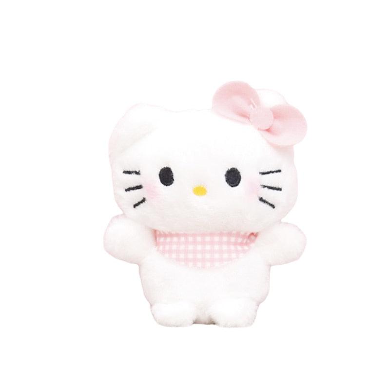 12cm Sanrio Cartoon Plush Toy Kawali Kuromi Hello Kitty My Melody Cinnamoroll Soft Stuffed Doll Pendant Toys Girl Kids Xmas Gift - Brand My Case