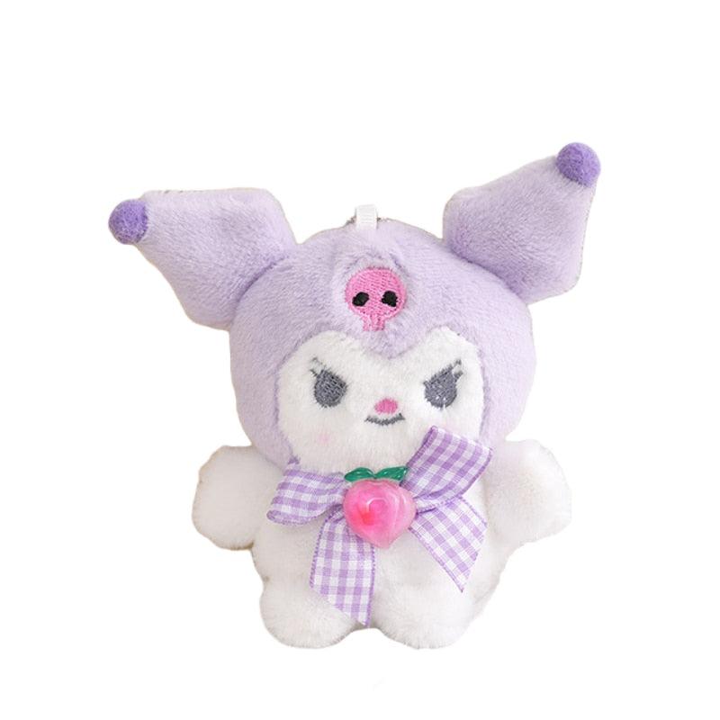 12cm Sanrio Cartoon Plush Toy Kawali Kuromi Hello Kitty My Melody Cinnamoroll Soft Stuffed Doll Pendant Toys Girl Kids Xmas Gift - Brand My Case