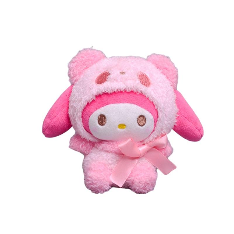 12cm Sanrio Cartoon Plush Toy Kawali Kuromi Hello Kitty My Melody Cinnamoroll Soft Stuffed Doll Pendant Toys Girl Kids Xmas Gift - Brand My Case