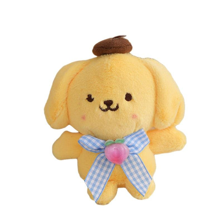 12cm Sanrio Cartoon Plush Toy Kawali Kuromi Hello Kitty My Melody Cinnamoroll Soft Stuffed Doll Pendant Toys Girl Kids Xmas Gift - Brand My Case