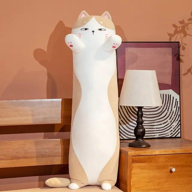 130CM Cute Soft Long Cat&Dog Boyfriend Pillow Plush Toys Stuffed Pause Office Nap Sleep Pillow Cushion Gift Doll for Kids Girls - Brand My Case