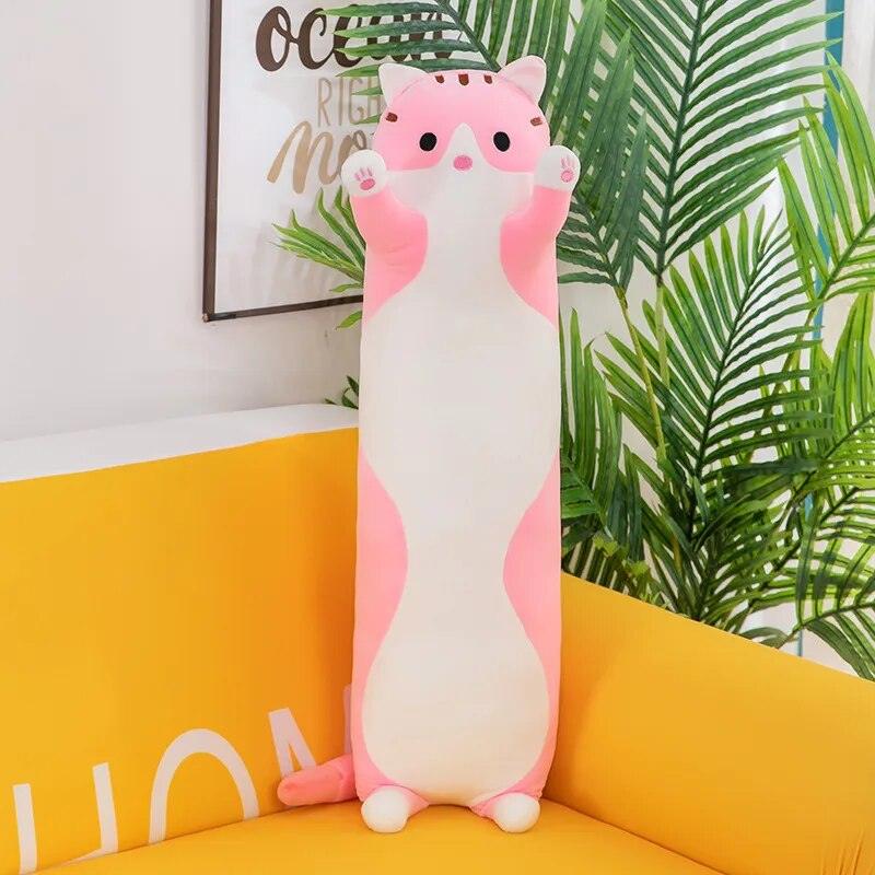 130CM Cute Soft Long Cat&Dog Boyfriend Pillow Plush Toys Stuffed Pause Office Nap Sleep Pillow Cushion Gift Doll for Kids Girls - Brand My Case