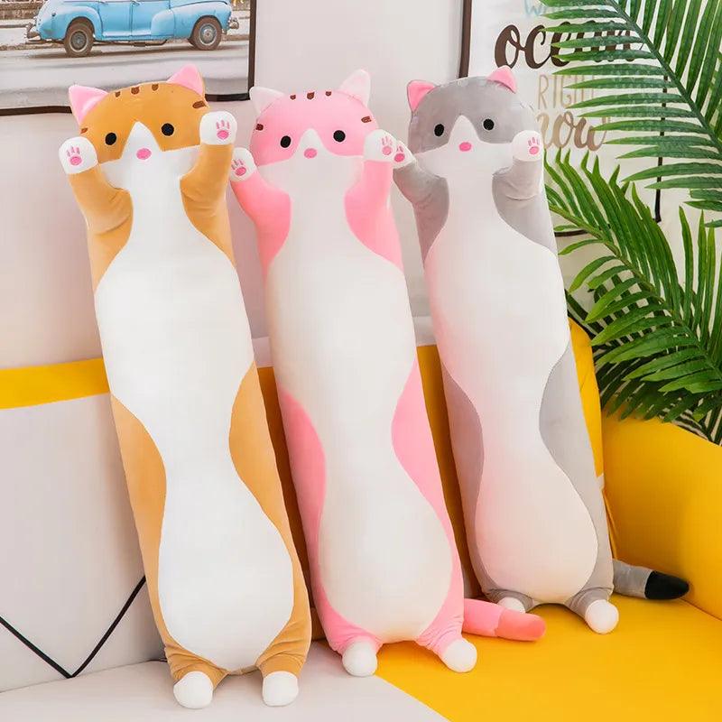 130CM Cute Soft Long Cat&Dog Boyfriend Pillow Plush Toys Stuffed Pause Office Nap Sleep Pillow Cushion Gift Doll for Kids Girls - Brand My Case