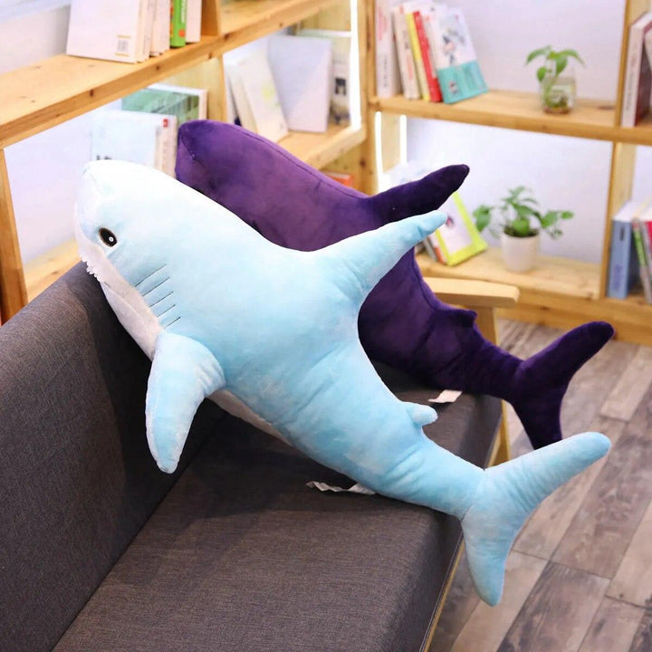 140CM Big Soft Simulation Cute Shark Plush Toys Kawaii Stuffed Kids Children Boys Girls Lovely Animal Pillow for Birthday Gifts - Brand My Case