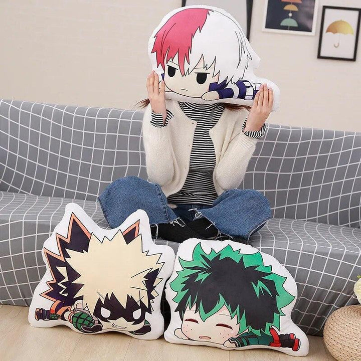 15/35cm Lovely Anime Plush Toy Bakugou Katsuki Todoroki Shoto Midoriya Izuku Bolster Boku My Hero Academic Pillow Birthday Gift - Brand My Case