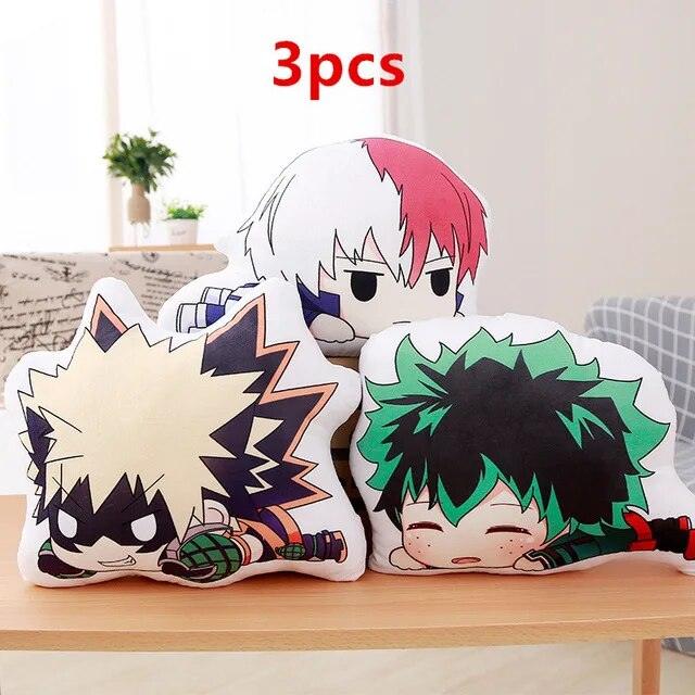 15/35cm Lovely Anime Plush Toy Bakugou Katsuki Todoroki Shoto Midoriya Izuku Bolster Boku My Hero Academic Pillow Birthday Gift - Brand My Case