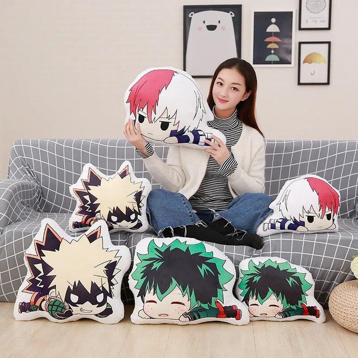 15/35cm Lovely Anime Plush Toy Bakugou Katsuki Todoroki Shoto Midoriya Izuku Bolster Boku My Hero Academic Pillow Birthday Gift - Brand My Case