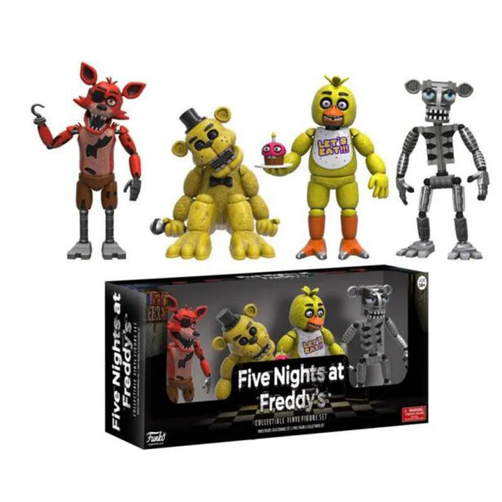 15cm FNAF Figures Freddy Bonnie Foxy Chica Fazbear Bear Action Figure PVC Collection Nightmare Fredbear Balloon Boy Dolls Model - Brand My Case