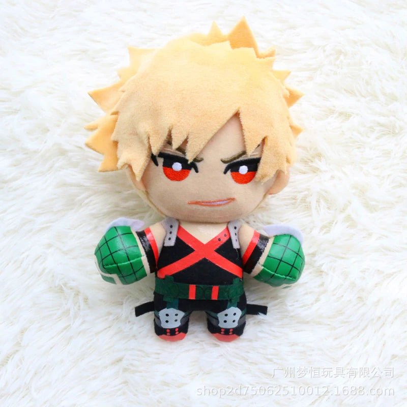 15CM My Hero Academia Anime Izuku Midoriya Katsuki Bakugou Shouto Todoroki Plush Pendant Toy Soft Plush Doll Gift