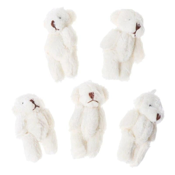 15Pcs/10/5Pcs Kawaii Small Bears Plush Soft Toys Pearl Velvet Dolls Gifts Mini Teddy Bear for Key Ring Girl Gift Women Favorite - Brand My Case