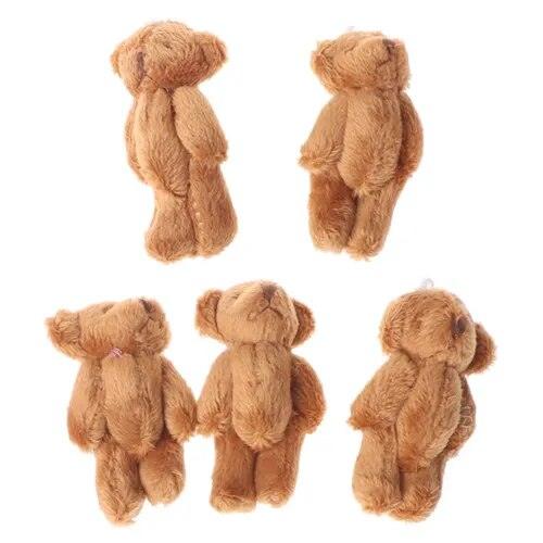 15Pcs/10/5Pcs Kawaii Small Bears Plush Soft Toys Pearl Velvet Dolls Gifts Mini Teddy Bear for Key Ring Girl Gift Women Favorite - Brand My Case