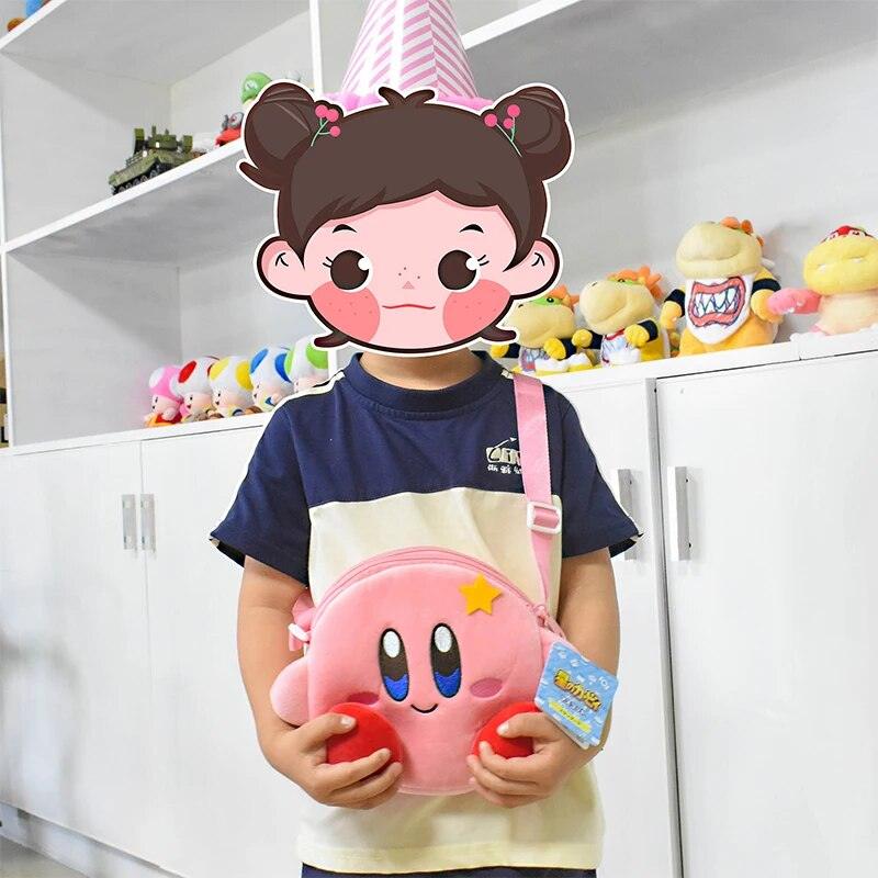 16CM Anime Kawaii Star Kirby Plush Toy Coin Purse Soft Doll Storage Messenger Kirby Shoulder Bag For Children Girls Gifts - Brand My Case