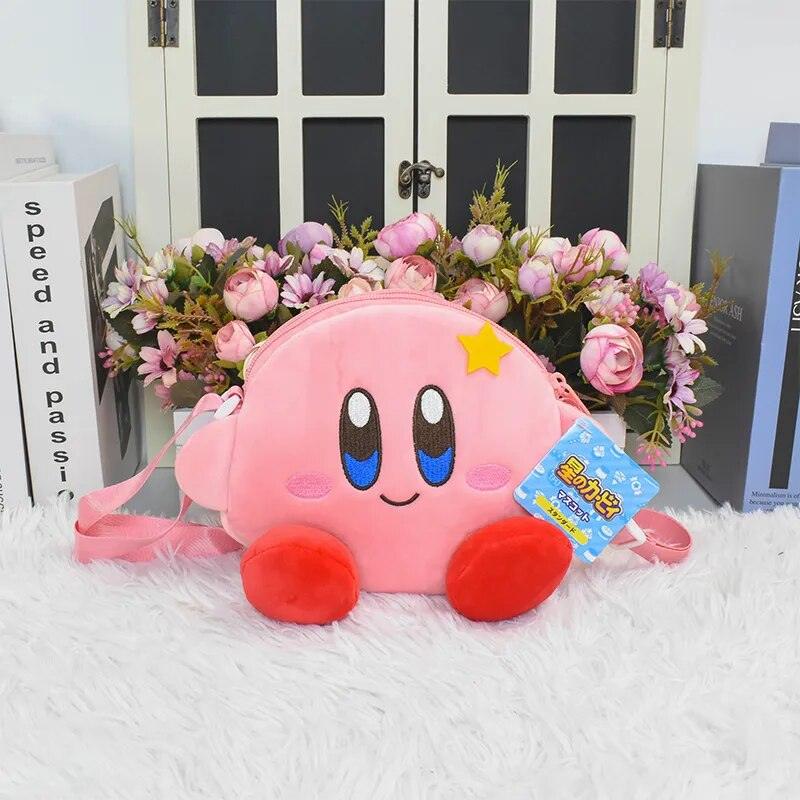 16CM Anime Kawaii Star Kirby Plush Toy Coin Purse Soft Doll Storage Messenger Kirby Shoulder Bag For Children Girls Gifts - Brand My Case