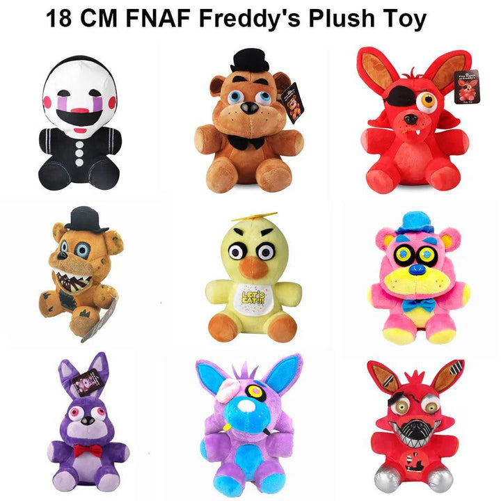 18 CM FNAF Freddy's Plush Toy Stuffed & Plush Animals Bear Rabbit Game Fnaf Birthday Christmas Toys For Kids - Brand My Case