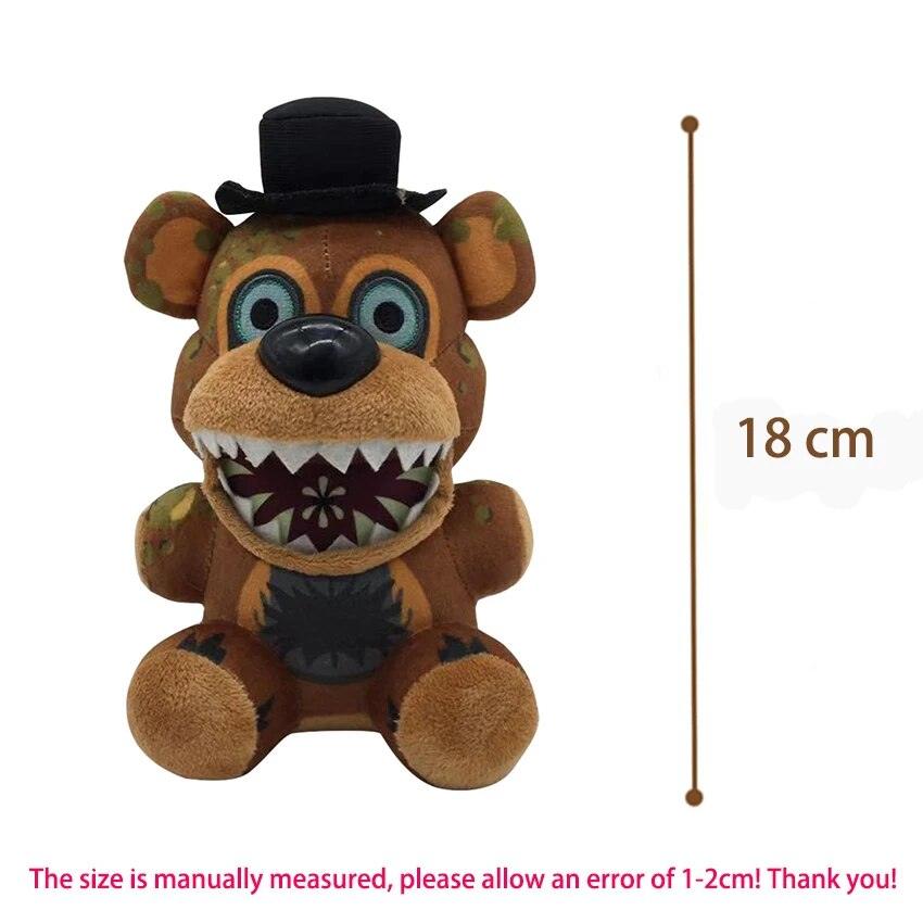 18~20cm Kawaii FNAF Plush Toy Cartoon Animal Freddy Fazbear Plush Doll Bear Cunning Rabbit Anime Plush Toy Children's Party Gift - Brand My Case