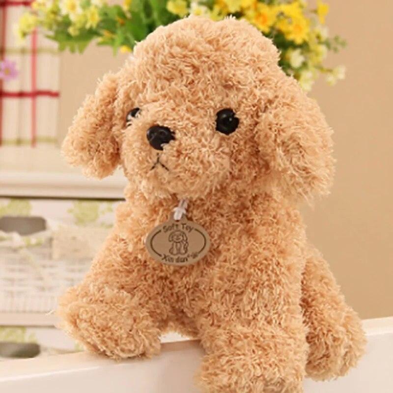 18/25 cm Simulation Dog Poodle Plush Toys Cute Animal Suffed Doll for Christmas Gift - Brand My Case