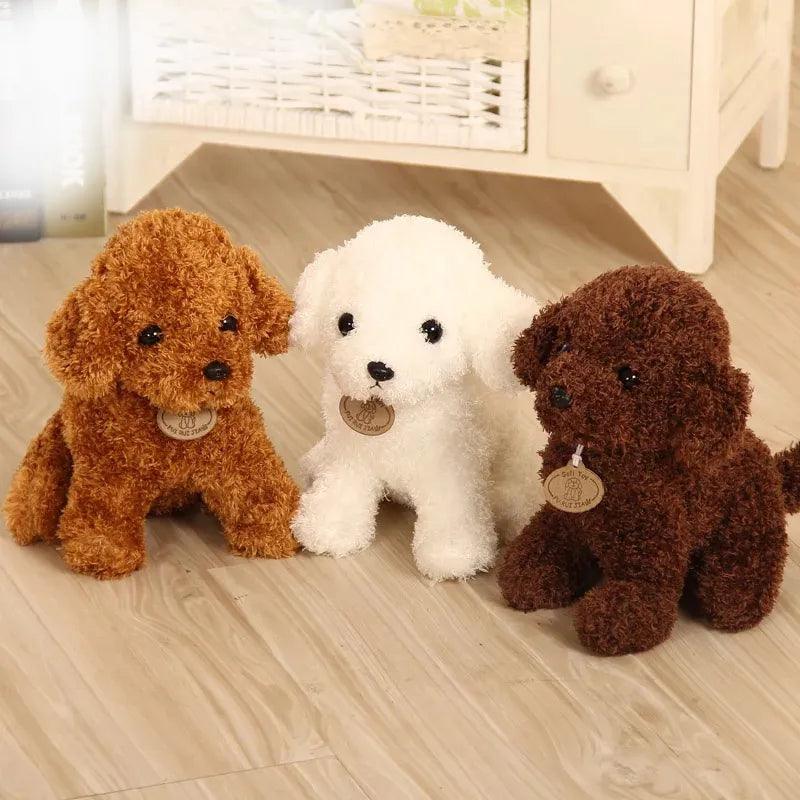 18/25 cm Simulation Dog Poodle Plush Toys Cute Animal Suffed Doll for Christmas Gift - Brand My Case