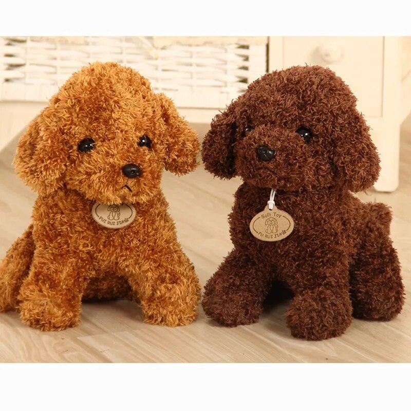 18/25 cm Simulation Dog Poodle Plush Toys Cute Animal Suffed Doll for Christmas Gift - Brand My Case