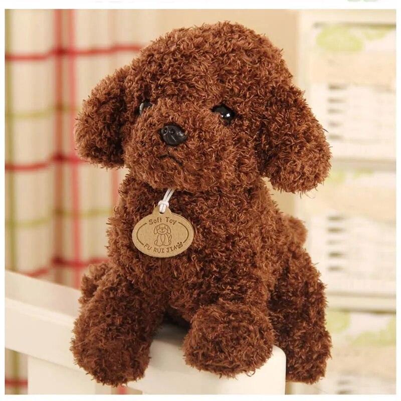 18/25 cm Simulation Dog Poodle Plush Toys Cute Animal Suffed Doll for Christmas Gift - Brand My Case