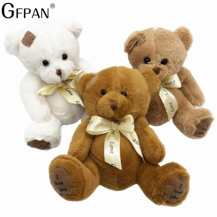 18cm 1pc Amazing Patch Bear Soft Plush Toys Stuffed Animal Teddy Bear Doll Birthday Christmas Gift Kids Brinquedos Baby Toy - Brand My Case