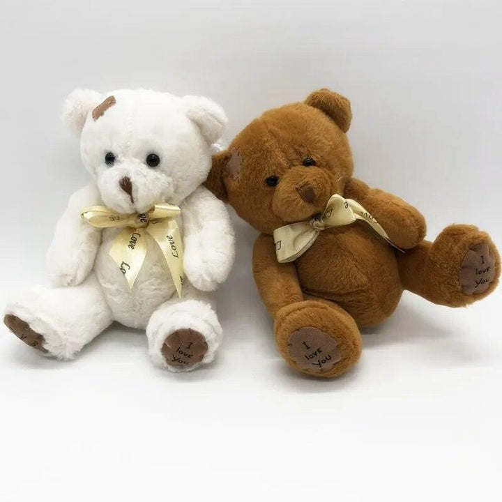 18cm 1pc Amazing Patch Bear Soft Plush Toys Stuffed Animal Teddy Bear Doll Birthday Christmas Gift Kids Brinquedos Baby Toy - Brand My Case