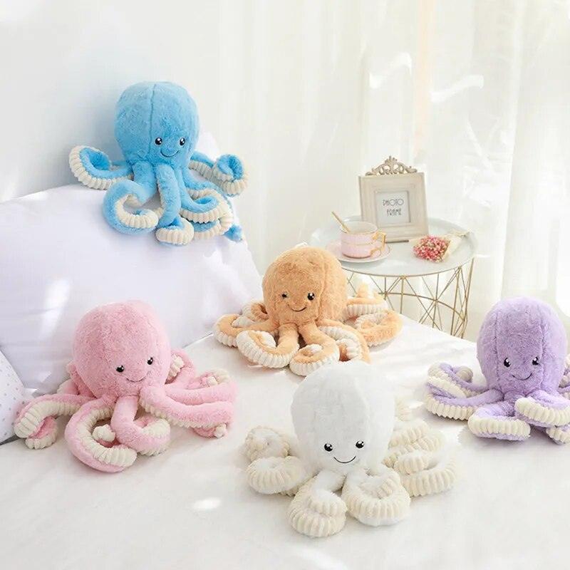 18cm Creative Cute Plush Octopus Toys Whale Dolls Stuffed Toys Plush Small Pendant Sea Animal Toys Children Baby Gifts - Brand My Case