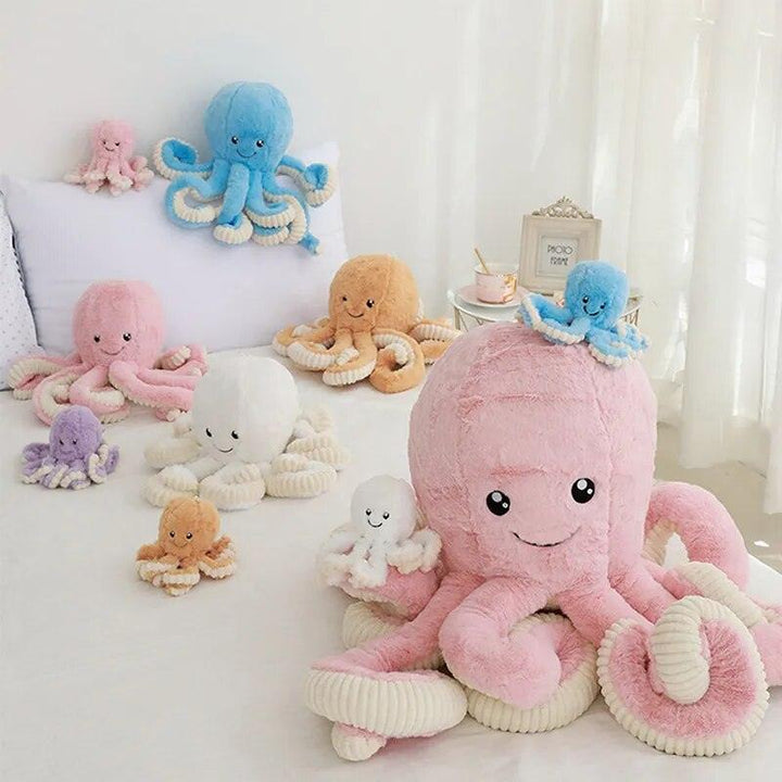 18cm Creative Cute Plush Octopus Toys Whale Dolls Stuffed Toys Plush Small Pendant Sea Animal Toys Children Baby Gifts - Brand My Case