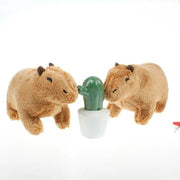 18cm Fluffy Capybara Plush Doll Kawaii Capybara Stuffed Toy Simulation Stuffed Animals Kids Juguetes Birthday Gift Home Decor - Brand My Case