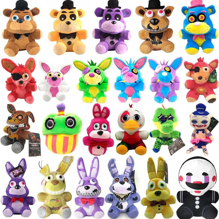 18cm FNAF Plush Toys Freddy Fazbear Bear Foxy Rabbit Bonnie Chica Peluche Juguetes 5 Nights At Freddy Plushie Fnaf Plush Toys - Brand My Case