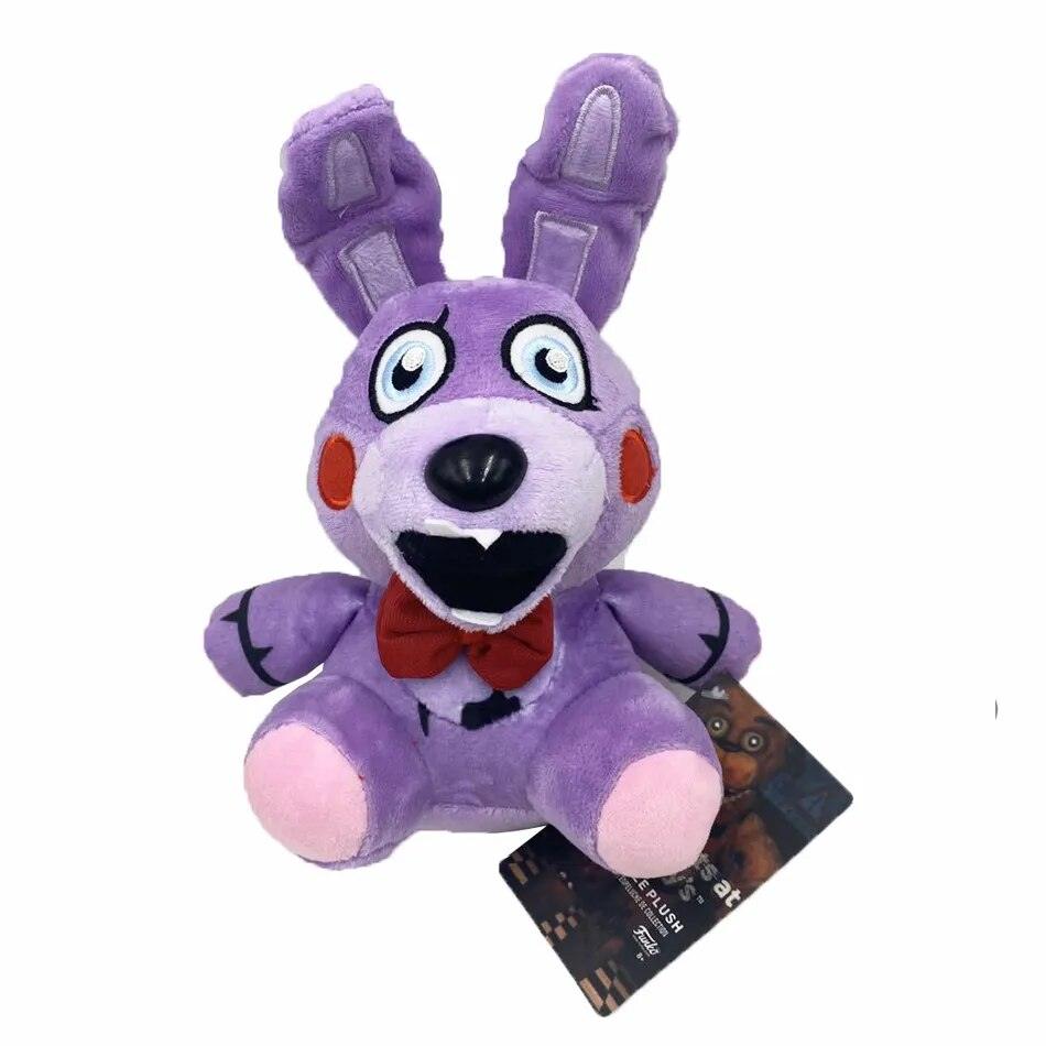 18cm FNAF Purple Plush Nightmare Bonnie Plush Toys Five Nights at Fredy Bonnie Peluche Toys Soft Stuffed Animal Dolls Kids Gifts - Brand My Case