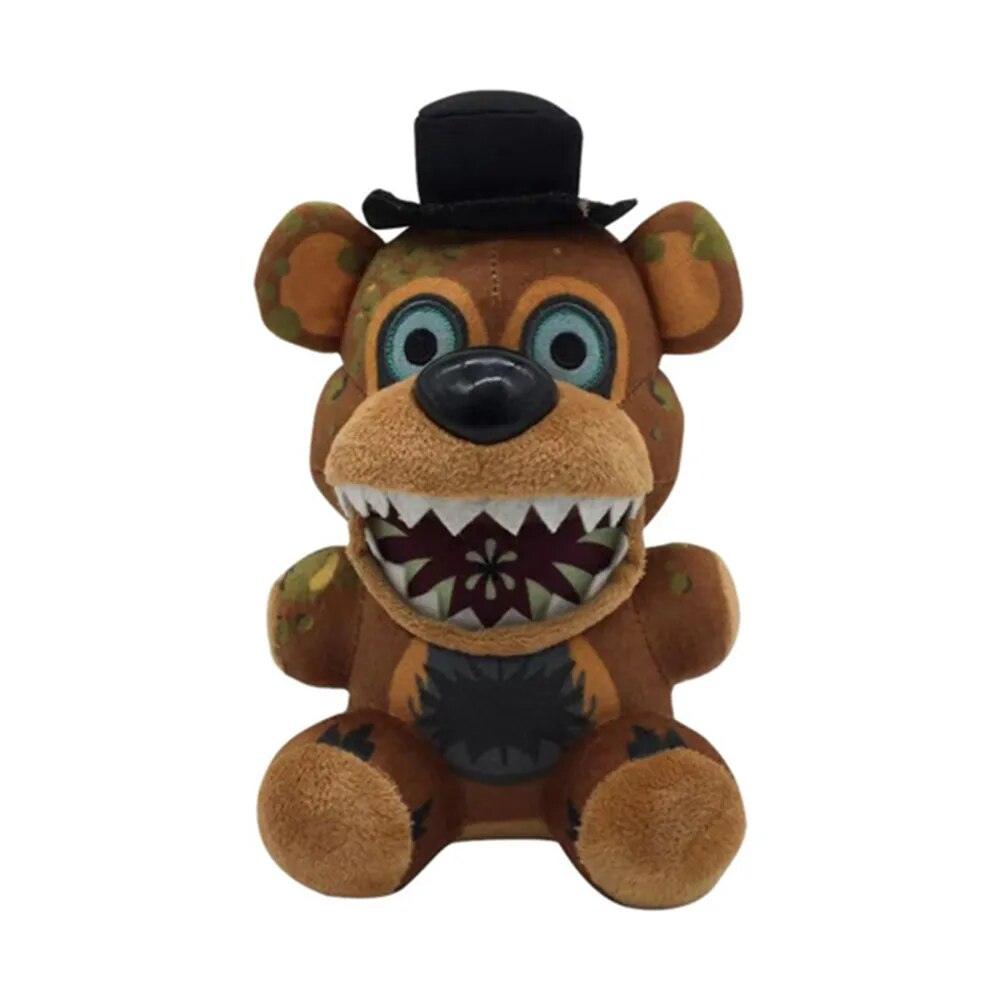 18cm FNAF Stuffed Plush Toys Freddy Fazbear Bear Foxy Rabbit Bonnie Chica Peluche Juguetes 5 Nights At Freddy Plushie Toys Gifts - Brand My Case