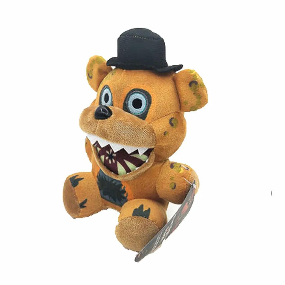 18cm FNAF Plush Toys Freddy Fazbear Bear Foxy Rabbit Bonnie Chica Peluche  Juguetes 5 Nights At Freddy Plushie Fnaf Plush Toys