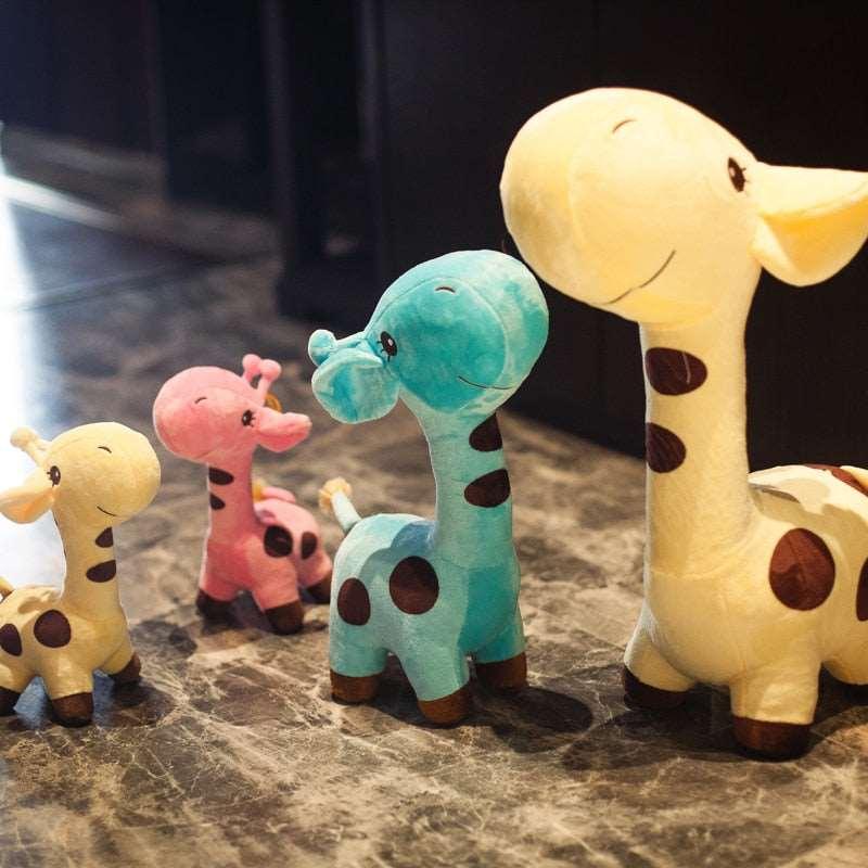 18cm/25cm Cute Giraffe Plush Toy Pendant Soft Deer Stuffed Cartoon Animals Doll Baby Kids Toys Christmas Birthday Colorful Gifts - Brand My Case