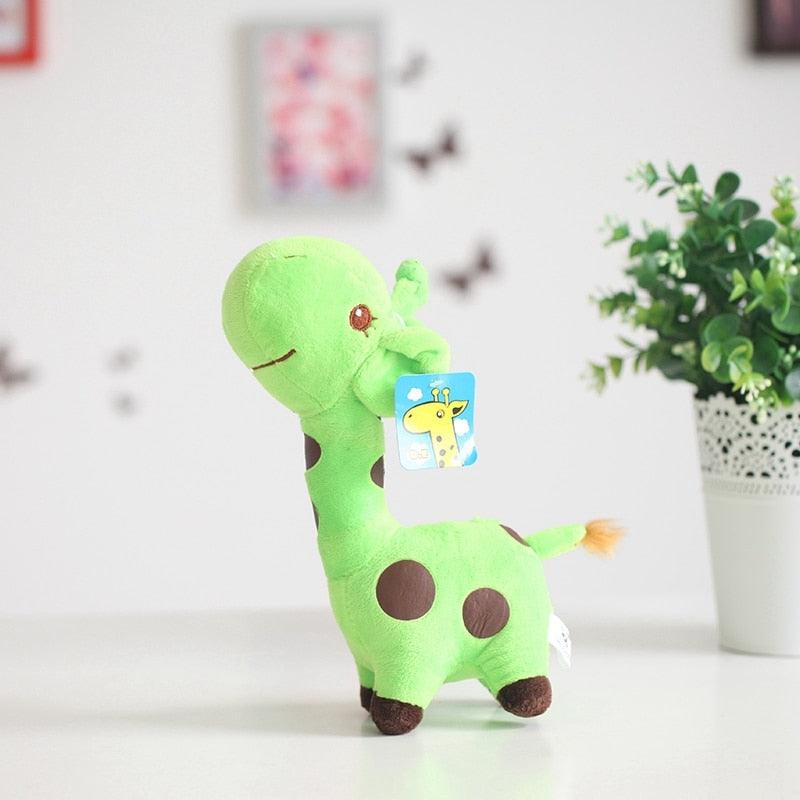 18cm/25cm Cute Giraffe Plush Toy Pendant Soft Deer Stuffed Cartoon Animals Doll Baby Kids Toys Christmas Birthday Colorful Gifts - Brand My Case