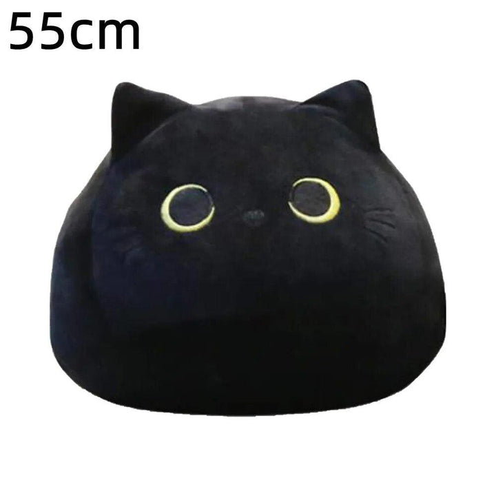 18cm/40cm/55cm Black Cat Shaped Soft Plush Pillows Doll Lovely Cartoon Animal Stuffed Toys Girls Birthday Gifts Ornaments - Brand My Case