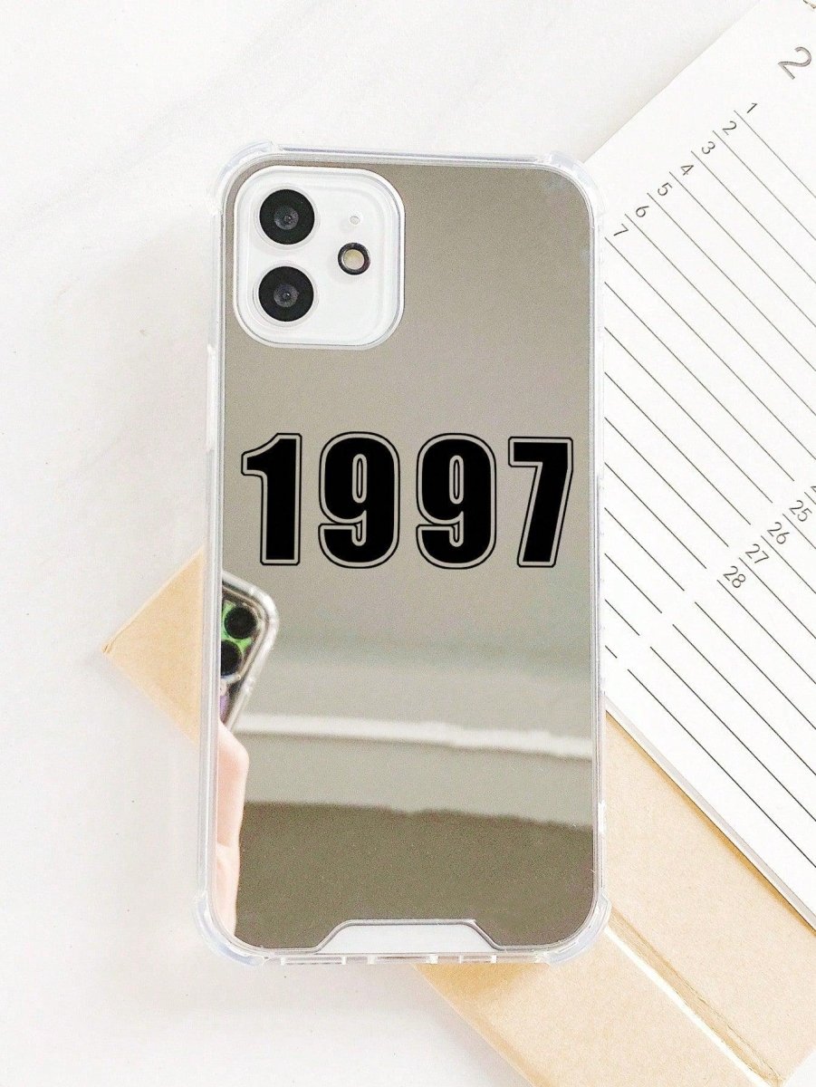 1997 Birth Number Print Mirror Phone Case - Brand My Case