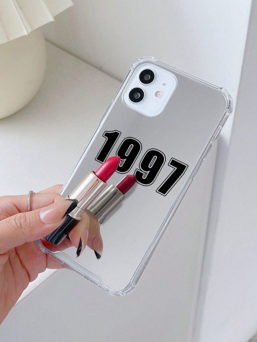 1997 Birth Number Print Mirror Phone Case - Brand My Case