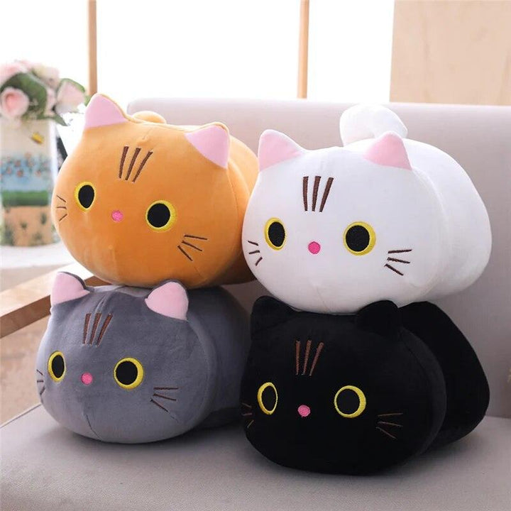 1pc 18-25CM Kawaii Cartoon Animal Plush Toys Black Cat Panda Pig Elephant Frog Dinosaur Stuffed Soft Baby Doll Kids Lovely Gifts - Brand My Case