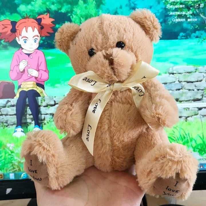 1pc 18cm Kawaii Patch Bear Soft Plush Toys Stuffed Animal Teddy Bear Doll Birthday Christmas Gift Kids Brinquedos Baby Toy - Brand My Case