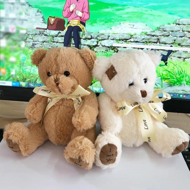 1pc 18cm Kawaii Patch Bear Soft Plush Toys Stuffed Animal Teddy Bear Doll Birthday Christmas Gift Kids Brinquedos Baby Toy - Brand My Case