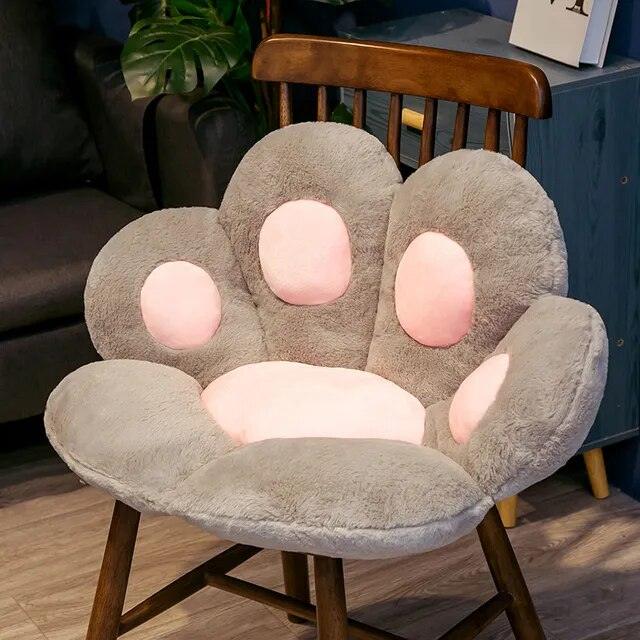 1PC 2 Sizes Soft Paw Pillow Animal Seat Cushion Stuffed Plush Sofa Indoor Floor Home Chair Decor Winter Children Girls Gift - Brand My Case