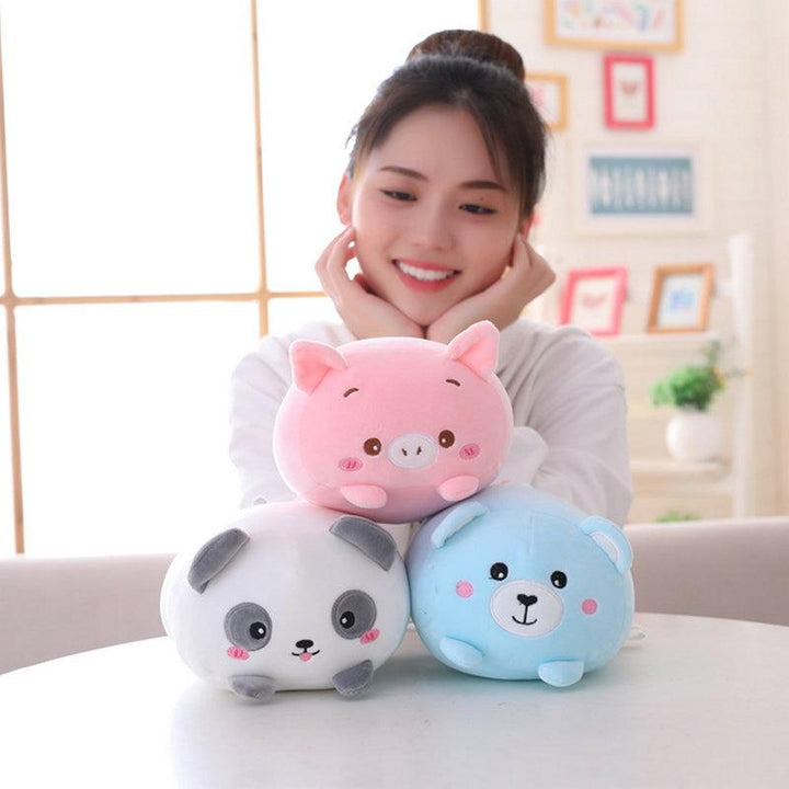 1pc 20CM 9 Styles Kawaii Small Animal Plush Toy Cute Stuffed Cartoon Dinosaur Pig Cat Bear Panda Doll Kids Girls Birthday Gifts - Brand My Case