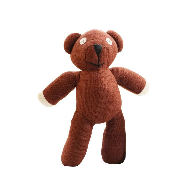 1pc 23cm Mr Bean Teddy Bear Animal Stuffed Plush Toy Soft Cartoon Brown Figure Doll Child Kids Gift Toys Birthday Gift - Brand My Case